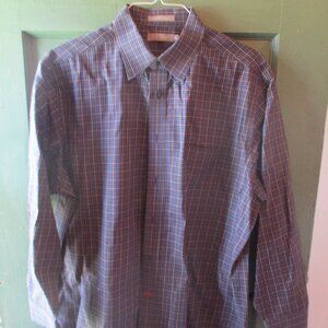 Daniel Cremieux Signature Collection Men's Multi-Color Dress Plaid Shirt  Sz. XL